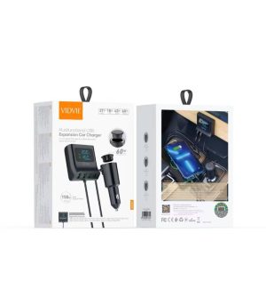 شارژر فندکی چند پورت ویدوی مدل CC527 Car Charger HUB - تصویر 2