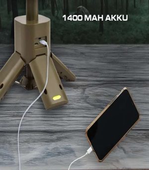 چراغ و اسپیکر کمپری مدل Camping Camping Light w Bluetooth Speaker - تصویر 2