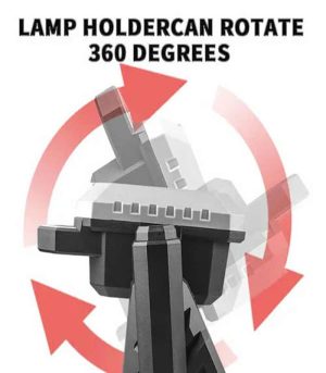 پروژکتور حرفه ای پایه دار با قابلیت نور دهی خیلی بالا multifunctional work light - تصویر 4