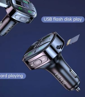 شارژر فندکی و پلیر اف ام ویدوی مدل FM02 Wireless Transmitter - تصویر 3