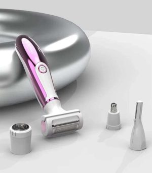 ست اصلاح موی بدن بانوان کیمی مدل KM-6714 - تصویر 4