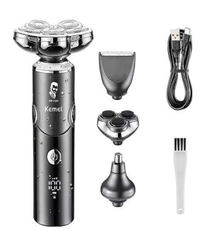 ست ماشین اصلاح موی صورت و بدن کیمی مدل KM-2193