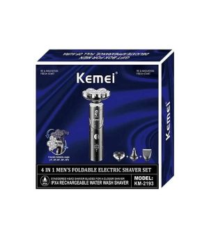 ست ماشین اصلاح موی صورت و بدن کیمی مدل KM-2193 - تصویر 5