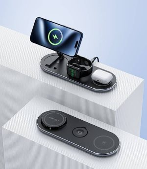 شارژر چند کاره بیسیم ایس فست مدل AceFast E19 QI2 Desktop 3in1 - تصویر 3