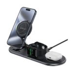 شارژر چند کاره بیسیم ایس فست مدل AceFast E19 QI2 Desktop 3in1