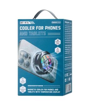 خنک کننده گوشی موبایل ریمکس مدل Magnetic Cooler With Temperature display RT-F7/F7i - تصویر 2