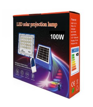 چراغ پروژکتور LED خورشیدی مدل e025-100w