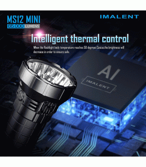 چراغ قوه و نور افکن حرفه ای ایمالنت مدل MS12 Mini - تصویر 6