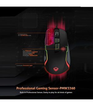 ماوس گیمینگ میشن meetion مدل G3360 (اصل) - تصویر 6