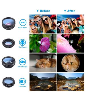 مجموعه ۱۰ لنز موبایل برند APEXEL برای عکاسی و فیلمبرداری مدل APEXEL 22X - تصویر 4