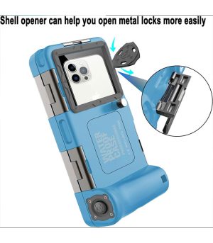 کاور ضد اب و غواصی حرفه ای موبایل ShellBox Case Diving Case - تصویر 6