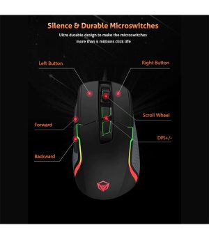 ماوس گیمینگ میشن meetion مدل G3360 (اصل) - تصویر 5